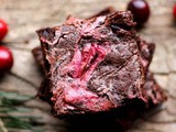 Cranberry Marshmallow Swirl Brownies