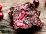 Cranberry Marshmallow Swirl Brownies