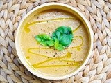 Creamy Sweet Potato Soup with Ginger and Gluten-Free Crackers