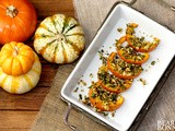 Crusted Pumpkin Wedges with Dill Dipping Sauce (Gluten-Free and Vegan)