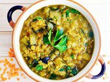 Eggplant Dhal | Lentil and Eggplant Stew