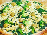 Green Vegan Pizza + The Best 5-Minute Pizza Crust | No Knead & Gluten-Free