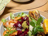 Grilled Zucchini and Beetroot Salad