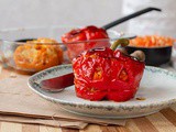 Halloween Stuffed Peppers