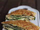 Keto Omelette with Cheese & Spinach