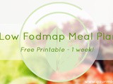 Low Fodmap Meal Plan | Low Fodmap Recipe Ideas | free Printable