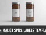 Minimalist Spice Labels Template | Editable & Printable