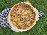 Mushroom Blue Cheese Tart