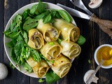 Mushroom Lasagna Roll-ups