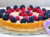 No Bake Citrus Cake with Berries