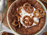 Nutella Pudding with Salty Pretzels