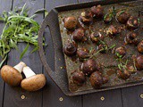 Perfect Roasted Garlic Mushrooms