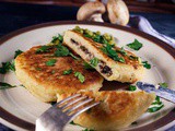 Potato Cutlets with Mushroom Stuffing