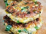 Protein Power Lentils and Amaranth Patties | Chiftelute de amaranth cu linte rosie