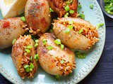 Roasted Stuffed Onions