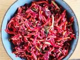 Root Vegetables Coleslaw (with Beetroot, Carrot & Celeriac)