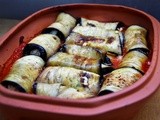 Rulouri de vinete cu branza in sos tomat | Ricotta Stuffed Eggplant Rolls