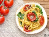 Slow Roasted Caprese Tomatoes and Black Pepper Pasta