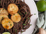 Soba Noodles with Mushrooms and Miso-Lime Sauce