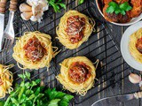 Spaghetti 'Meatball' Cups