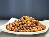 Spicy Oven-Roasted Chickpeas Snack [macrobiotic] | Naut picant prajit la cuptor