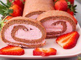 Strawberry Swiss Roll