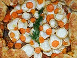 Tarta rustica cu radacinoase si ciuperci arta rustica cu radacinoase si ciuperci | Vegetarian Root Vegetables Rustic Tart with Mushrooms