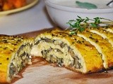 Tofurkey Roulade with Mushrooms