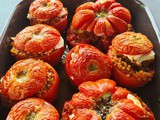 Tomatoes Stuffed with Bulgur and Cheese