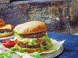 Vegan Big Mac Burger