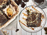 Vegan Chocolate Poke Cake