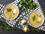 Vegan Creamy Corn Chowder