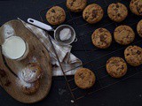 Vegan Pumpkin Cookies with Chocolate Chips