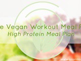 Vegan Workout Meal Plan | High Protein Meal Plan | Free Printable