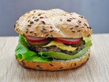 Vegetarian “Beef” Burger | Azuki Beans Veggie Burger
