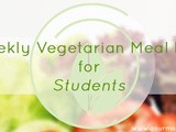 Weekly Vegetarian Meal Plan for Students No.1 – free Printable