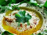 Wild Garlic Hummus | Hummus cu leurda