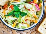 Zucchini Salad with Mint and Pickles