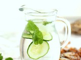 Acqua aromatizzata cetriolo e menta
