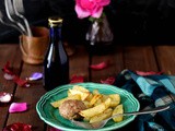 Biftekia con patate al forno