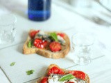 Bruschette con sardine in scatola