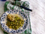 Carciofi e piselli al limone