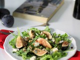 Insalata con fichi e gorgonzola piccante