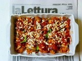 Involtini di melanzane con spaghetti / μελιτζανοδολμαδακια με σπαγγεττι