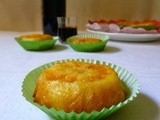 Mini cake capovolti alle clementine