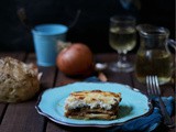 Moussakas invernale con sedano rapa e patate