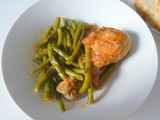 Pollo con i fagiolini / kotopoulo me fasolakia