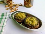 Portobello ripieni al forno/μανιταρια πορτομπελο γεμιστα στον φουρνο