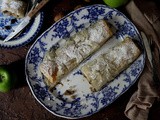 Strudel di mele con halvas e pasta fillo