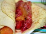 Stir Fried Fruit Crepes